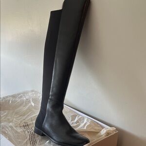 Marc Fisher Black Over the Knee Boots